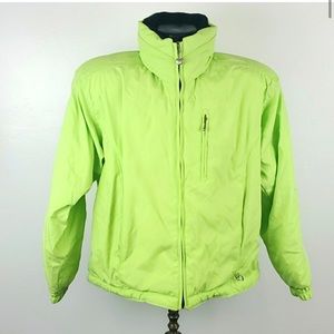 Obermeyer Women’s Puffer Snow/Ski Jacket Neon Green Size 10